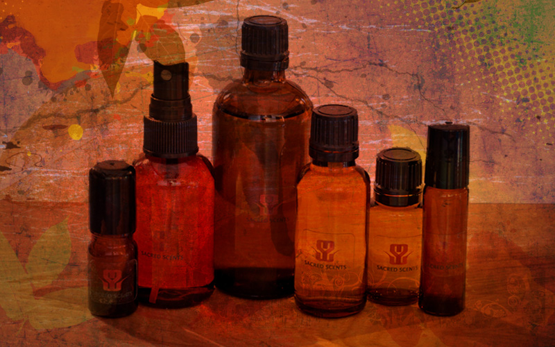 Image Design Of Essential Oil Bottles.